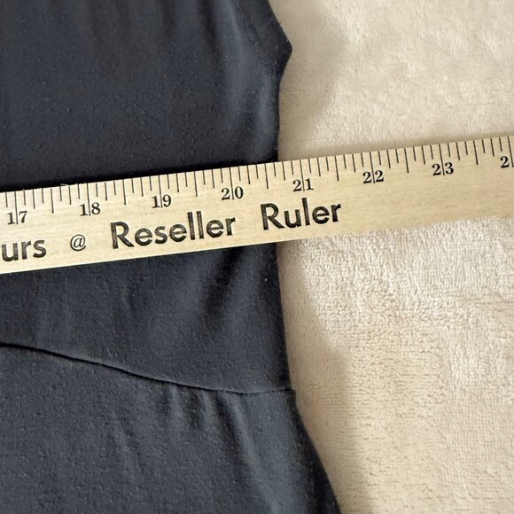 Eileen Fisher Dress Women's‎ Extra Large Short Sleeve Midi Dress Tiered Hem Gray - Picture 10 of 11